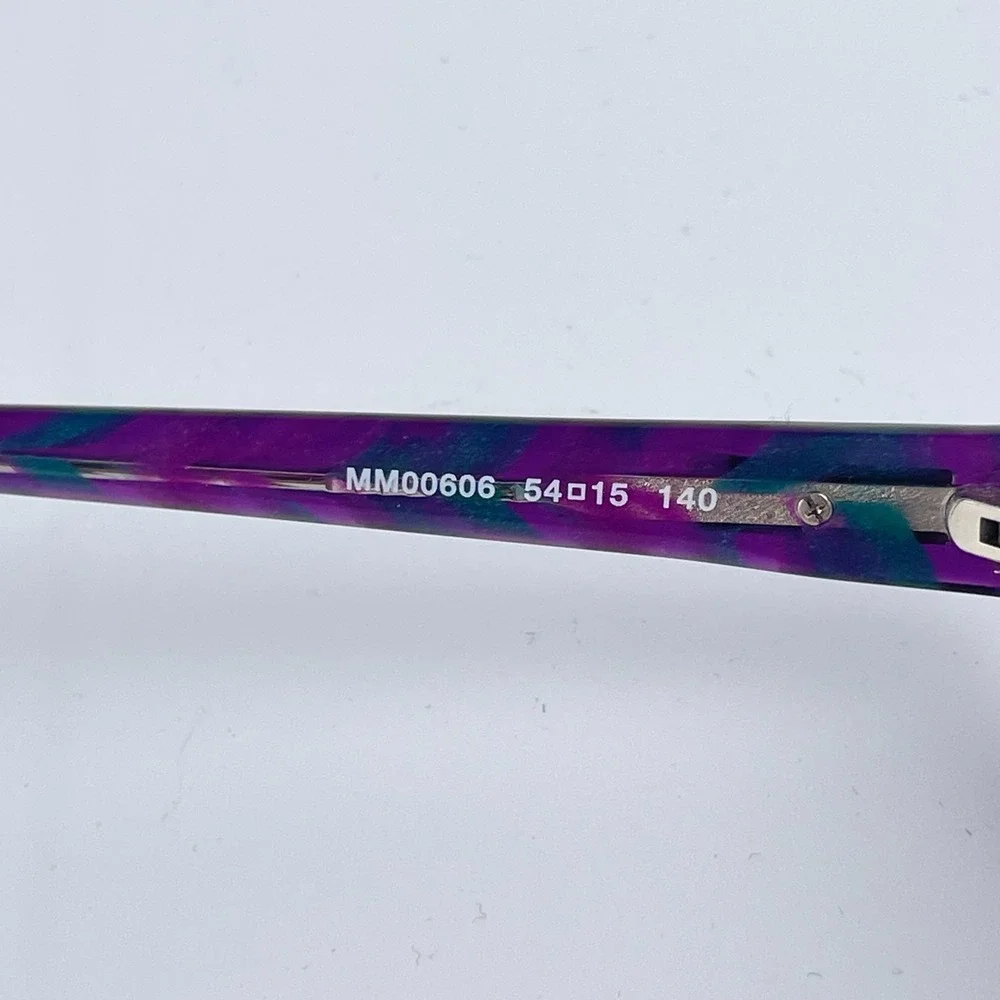 Missoni MM00606 Women's Eyeglasses Frame‎ Purple Plastic Full Rim 54-15-140 mm